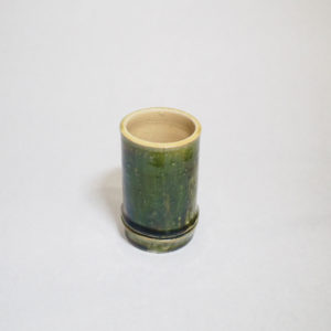 竹モチーフの陶器カップの画像