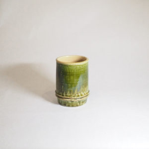 竹モチーフの陶器のフリーカップ